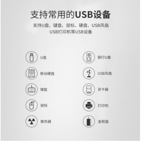 SSK飚王 SHU850 1米 USB3.0四口集线器（支持打印机/移动硬盘）