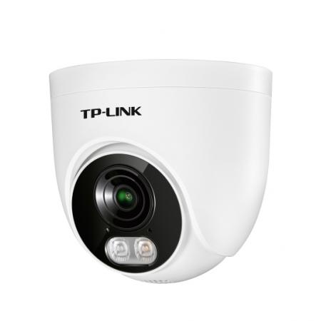 TP-LINK TL-IPC445E-AI2.8mm 400万像素带拾音半球双光警戒网络摄像机