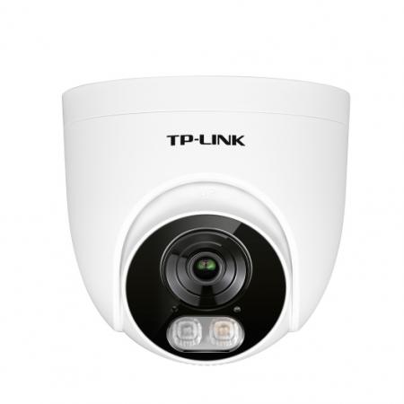 TP-LINK TL-IPC445E-AI4mm 400万像素带拾音半球双光警戒网络摄像机