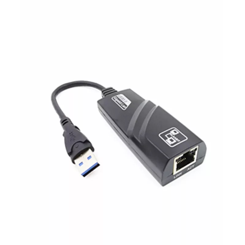 USB网卡转换器 USB3.0千兆有线网卡 RJ45高速传输 免驱版