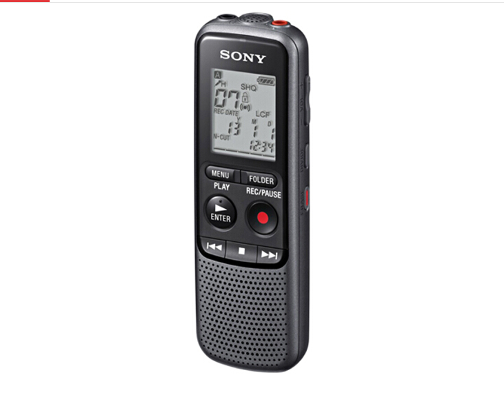 索尼（SONY） 专业数码录音棒录音笔内置4G内存小型会议课堂演讲学习听小型讨论会 ICD-PX240