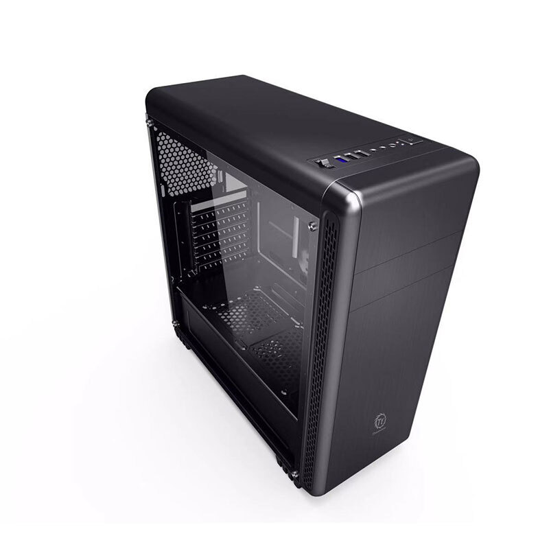 TT 途腾T5 侧透版 电脑台式机水冷机箱 黑色